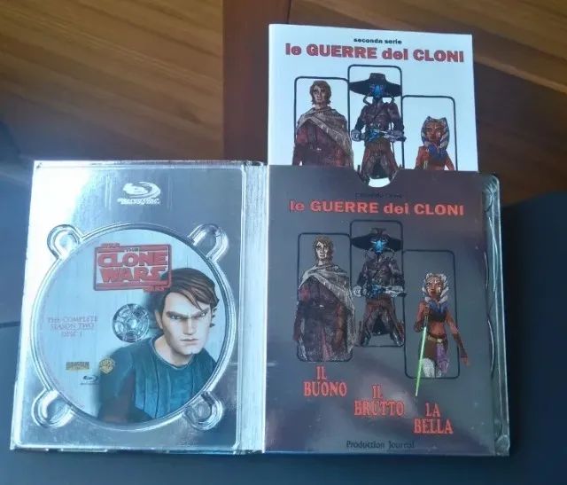 Blu-ray: Star Wars The Clone Wars 2ª Temporada Completo - Box com livroLivro - Foto 2