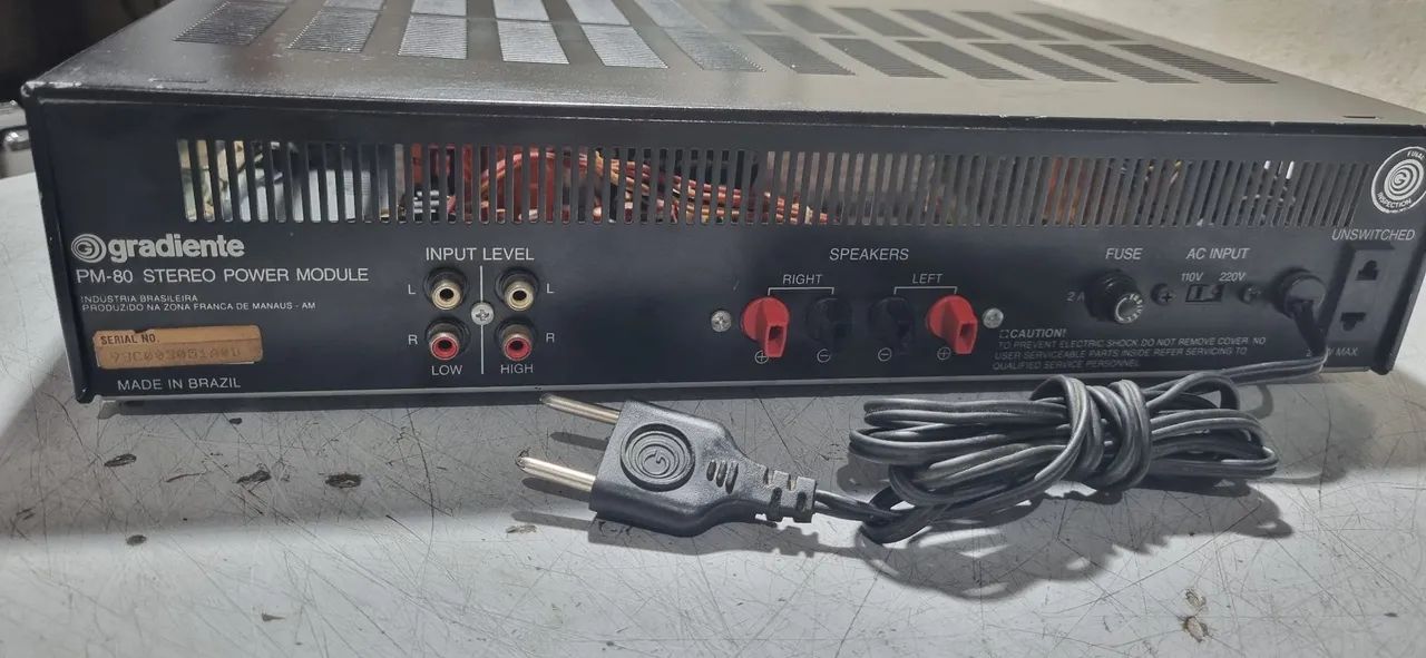 Amplificador Gradiente PM-80 Stereo Power Module - Foto 5