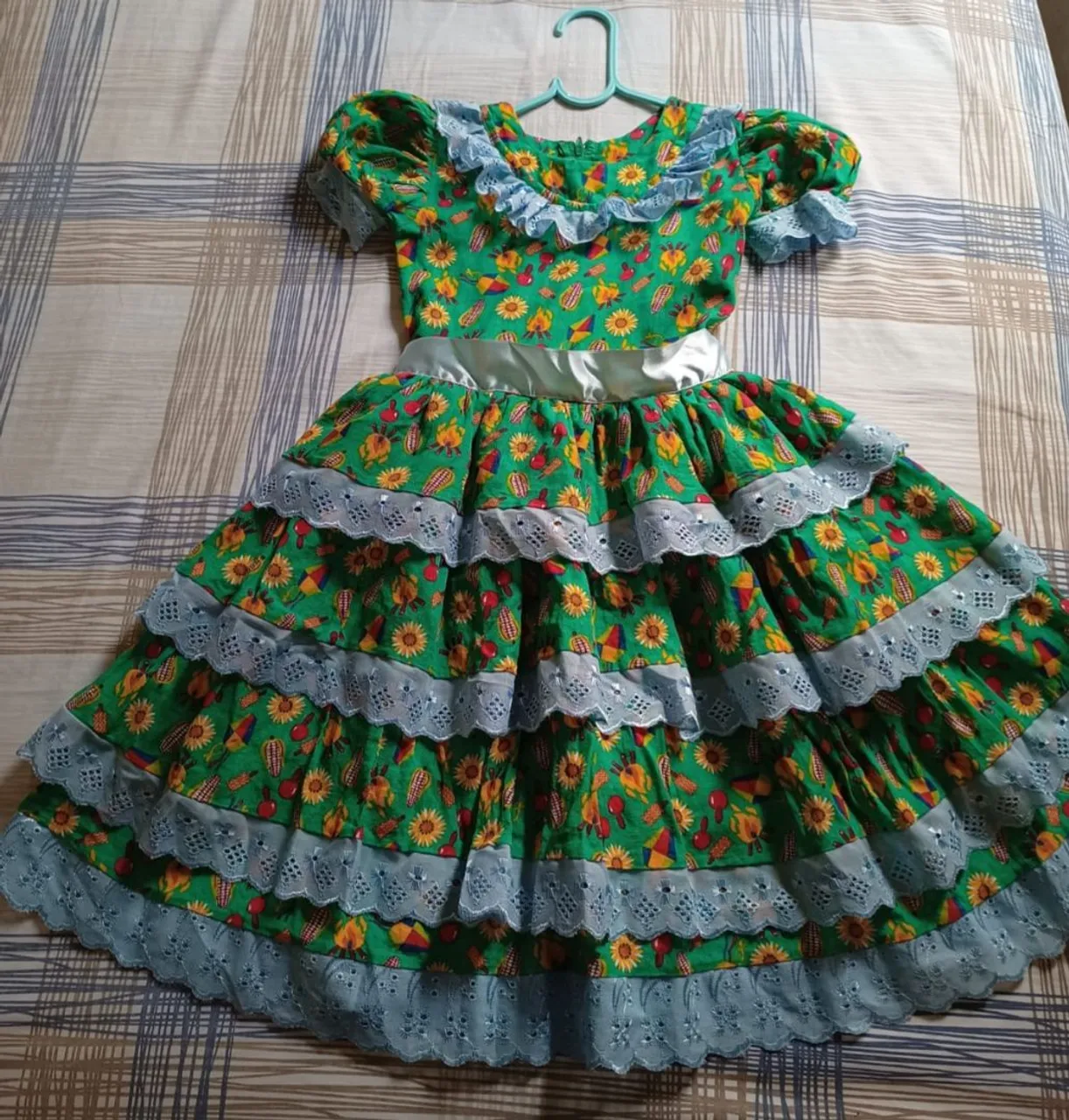 Vestido Festa Junina Infantil