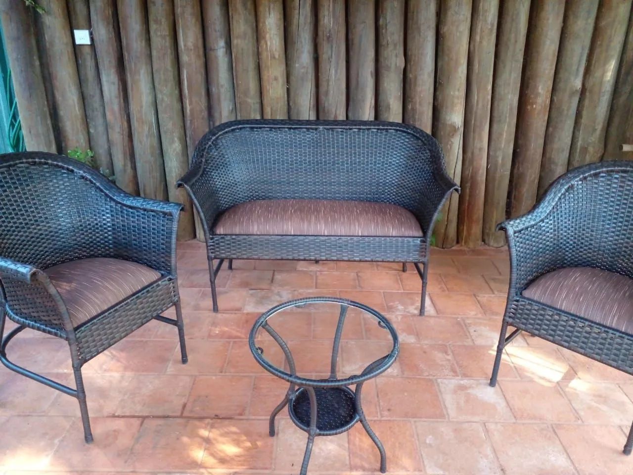Conjunto de Sofá e Poltronas para Área Externa - Foto 4