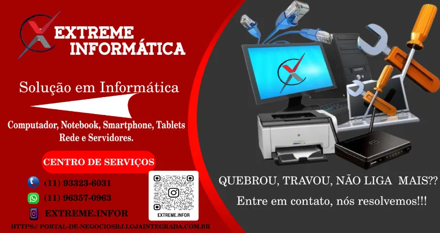 Manutenção de Computadores, Rede, Servidores