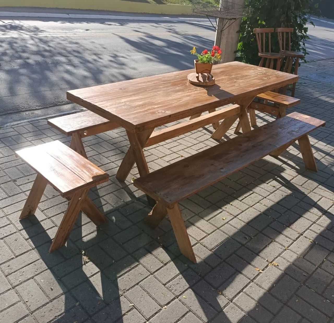 Mesas rústicas pronta entrega64169254786434120