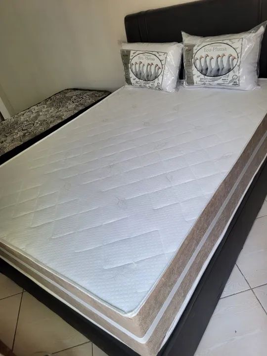 Bau de casal com colchão $$ 1900 novo - Foto 4