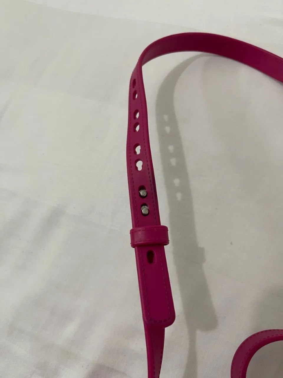 Bolsa transpassada Arezzo rosa nunca usada - Foto 6