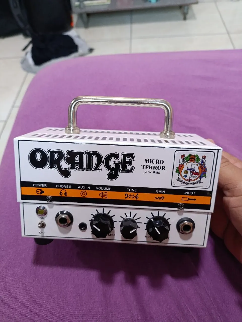 Amplificador Orange Micro Terror 20w pré valvulado