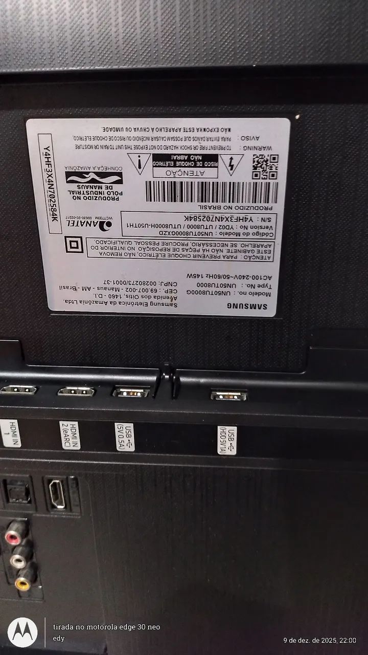 Televisão Samsung 50 polegadas - TVs - Fazenda Grande do Retiro ...