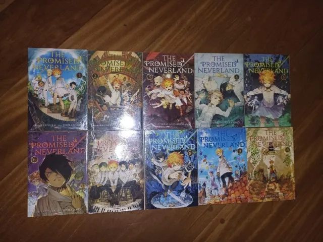 Coleção Mangás The Promised Neverland Completo 1 ao 20 Pouco Usado - Foto 5