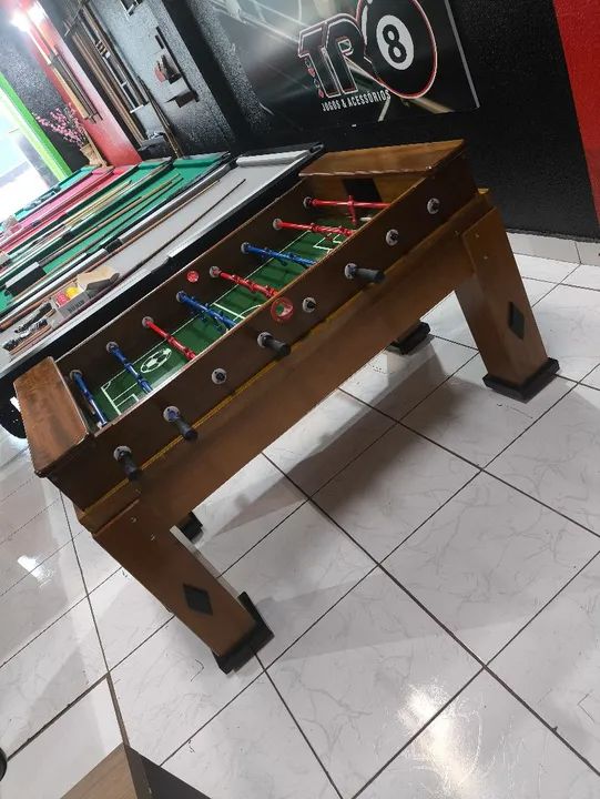 Mesa de Pebolim Madeira Maciça  - Foto 2