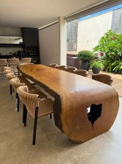 Conjunto de mesa cascata 