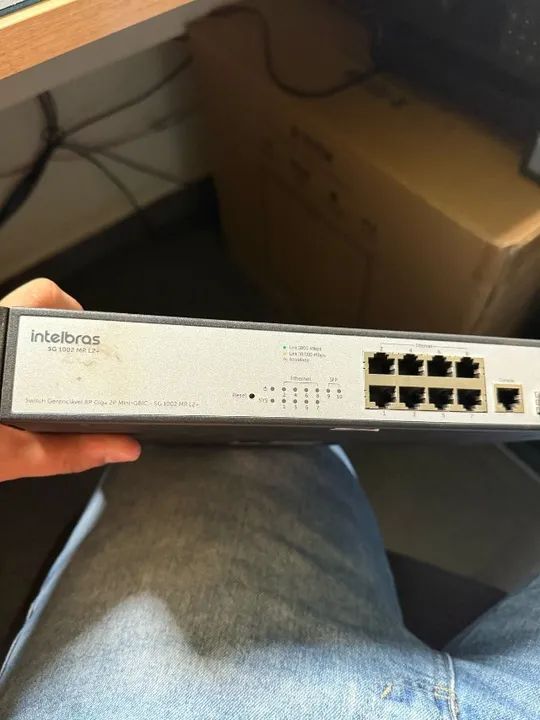 Switch intelbras 8 portas Gerenciavel64330129162627121