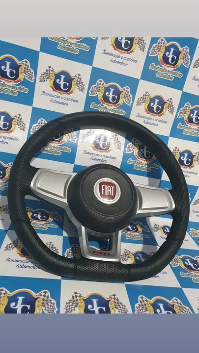 Volante Modelo Fiat MK7 para o Pálio / Siena / Strada / Idea / Uno - Direção Esportiva