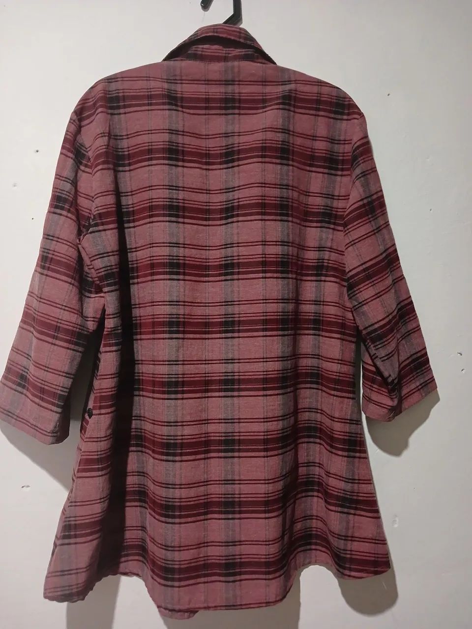 Camisa xadrez cardigan  - Foto 4