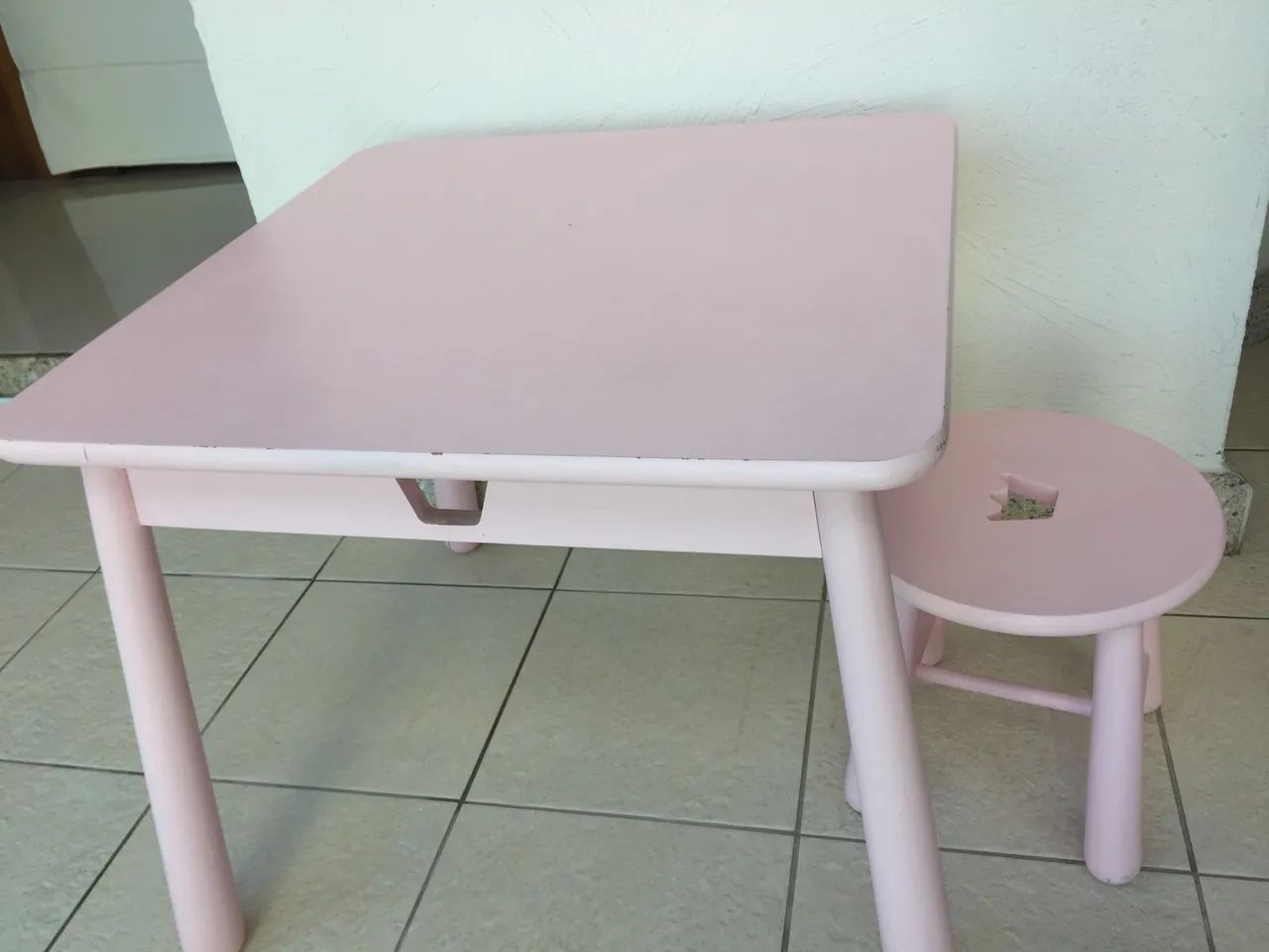 Mesa e Banco Infantil - TOK&STOK  - Foto 3