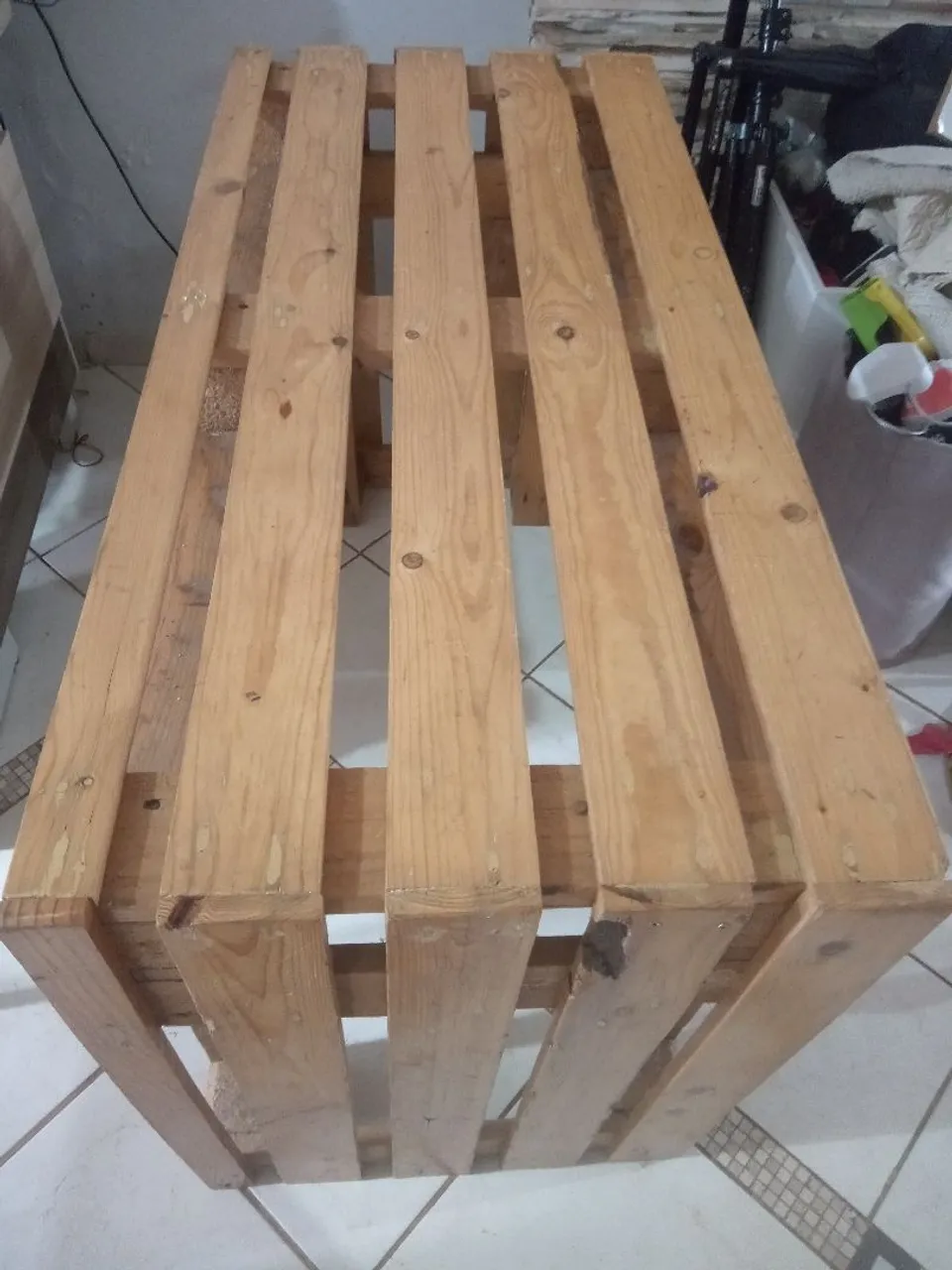 Mesa de Madeira estilo Pallet
