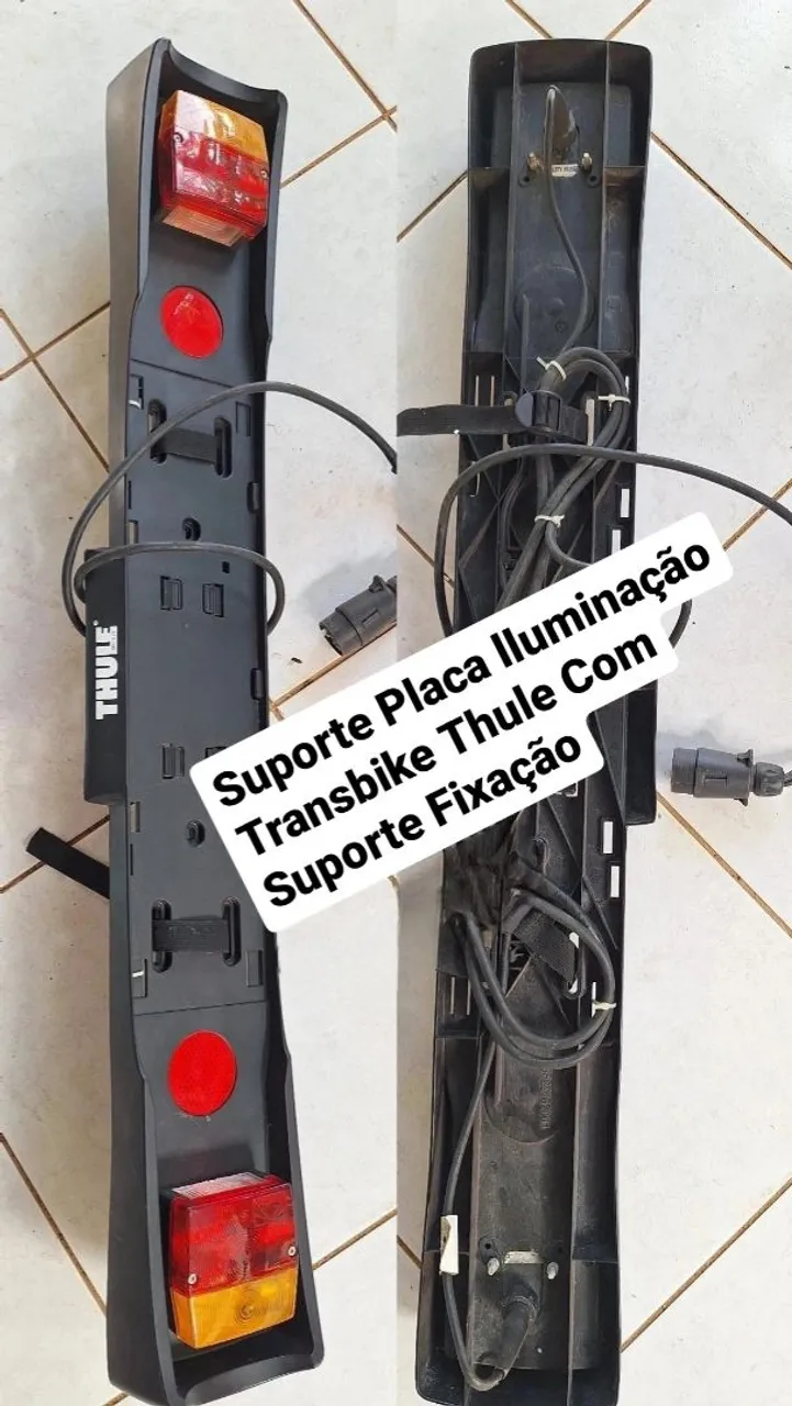 Suporte de Placa Iluminação Thule Transbike