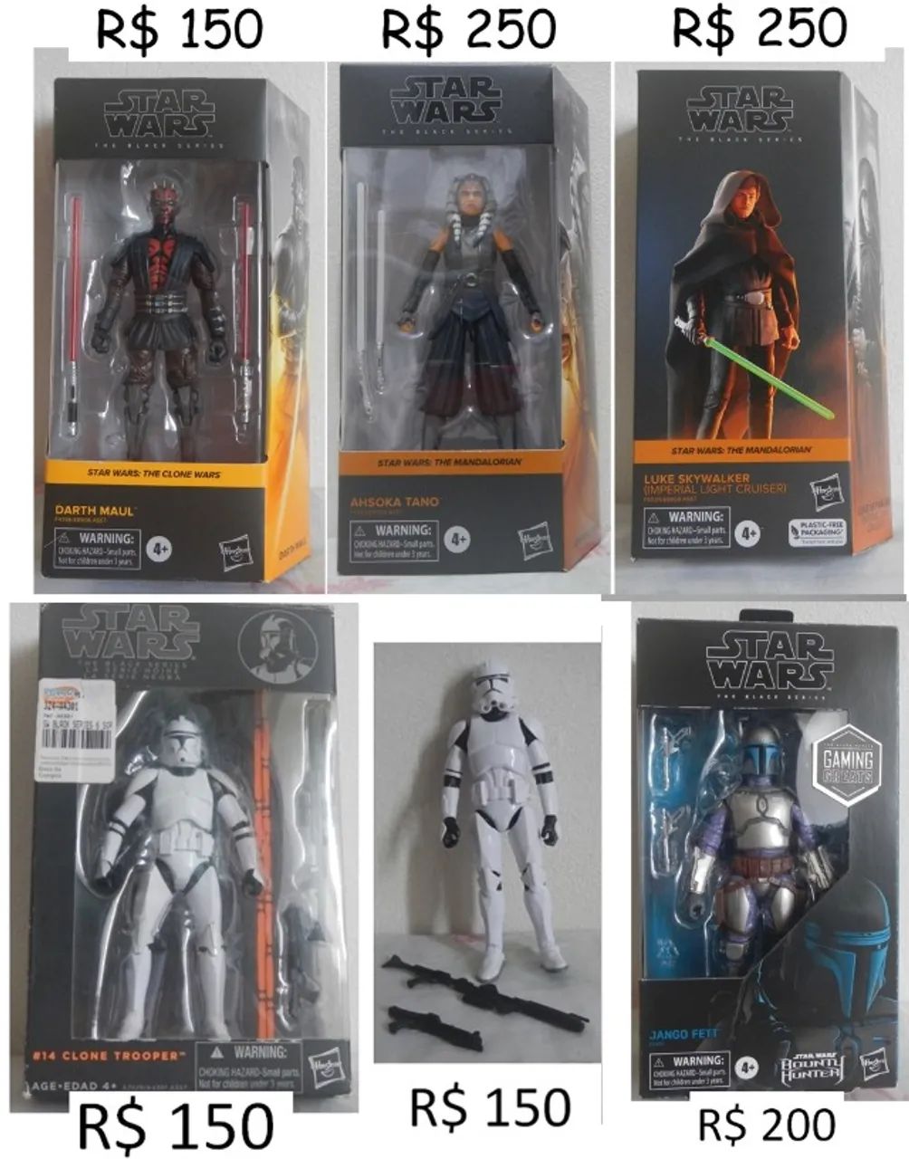 Figuras Star Wars Black Series Diversas
