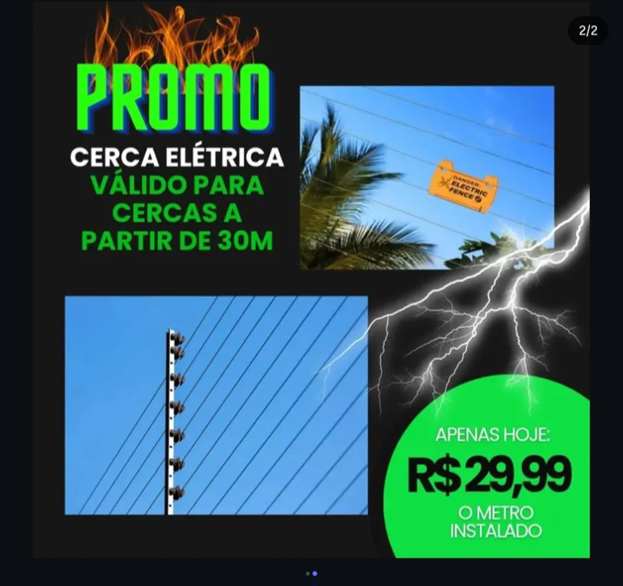 Cerca Elétrica - Promoção Imperdível!