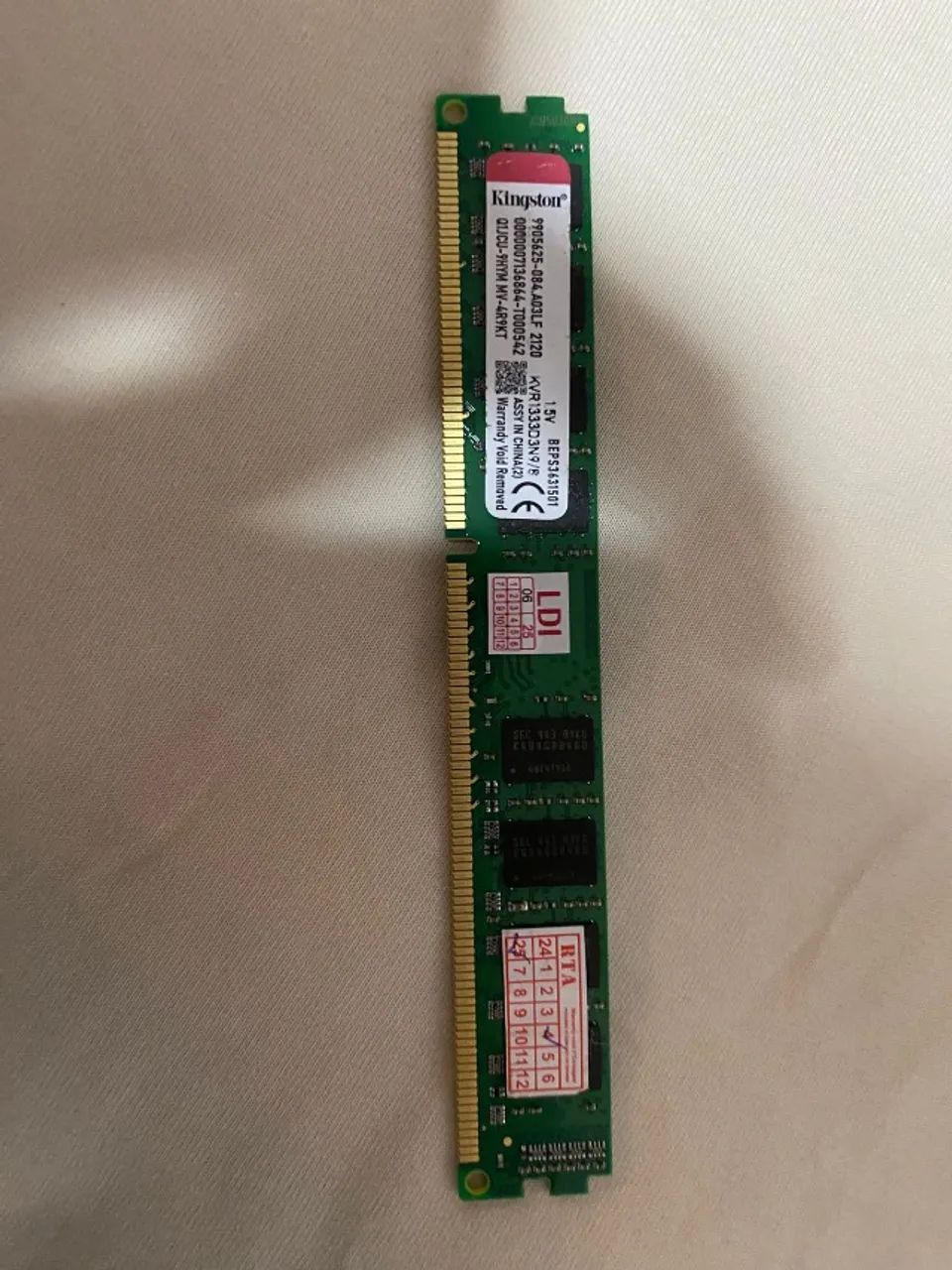 Kingston 8GB DDR3 1333MHz DIMM (Desktop) RAM Memory64385501311363122