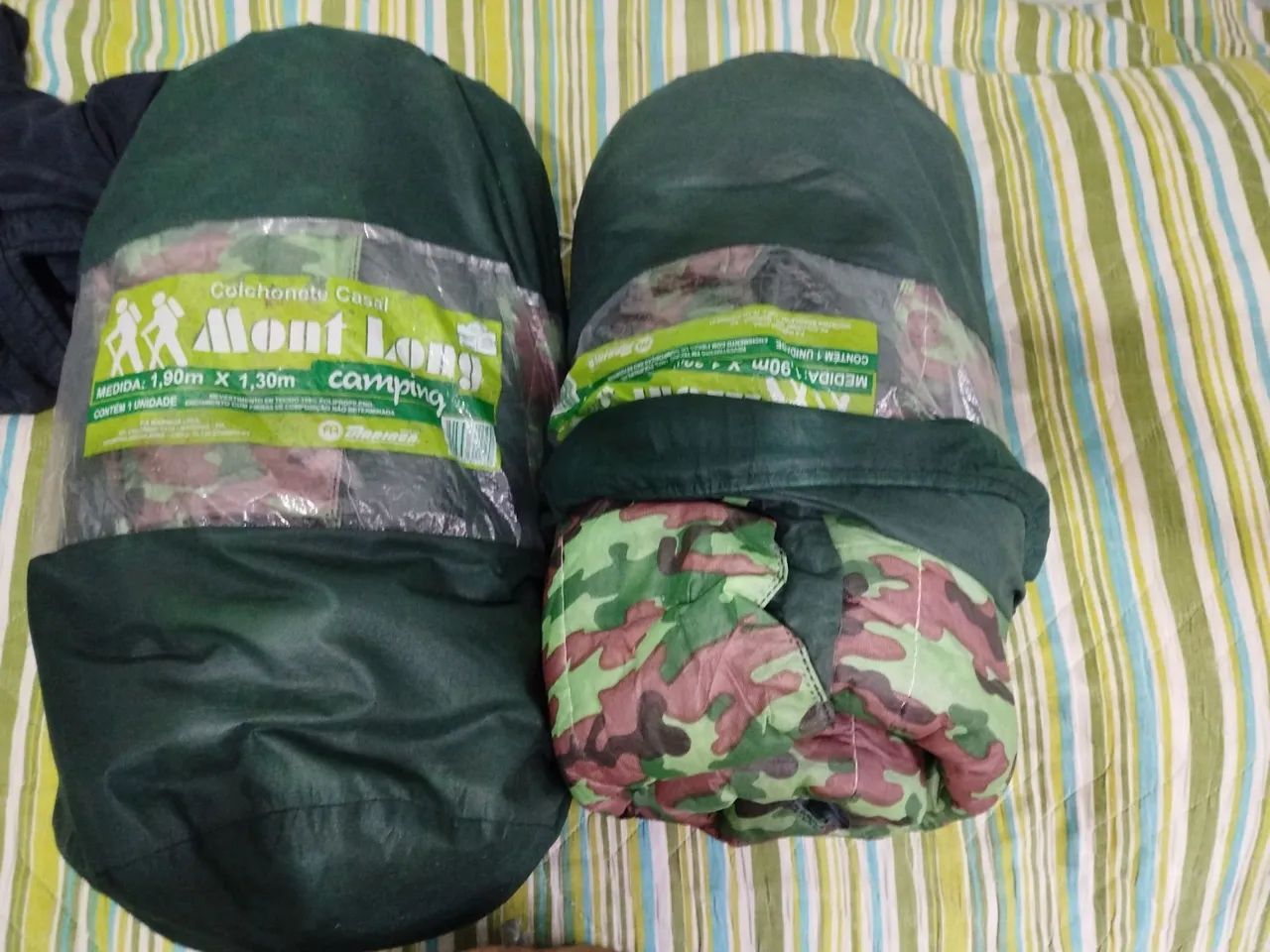 Colchonete para camping casal 