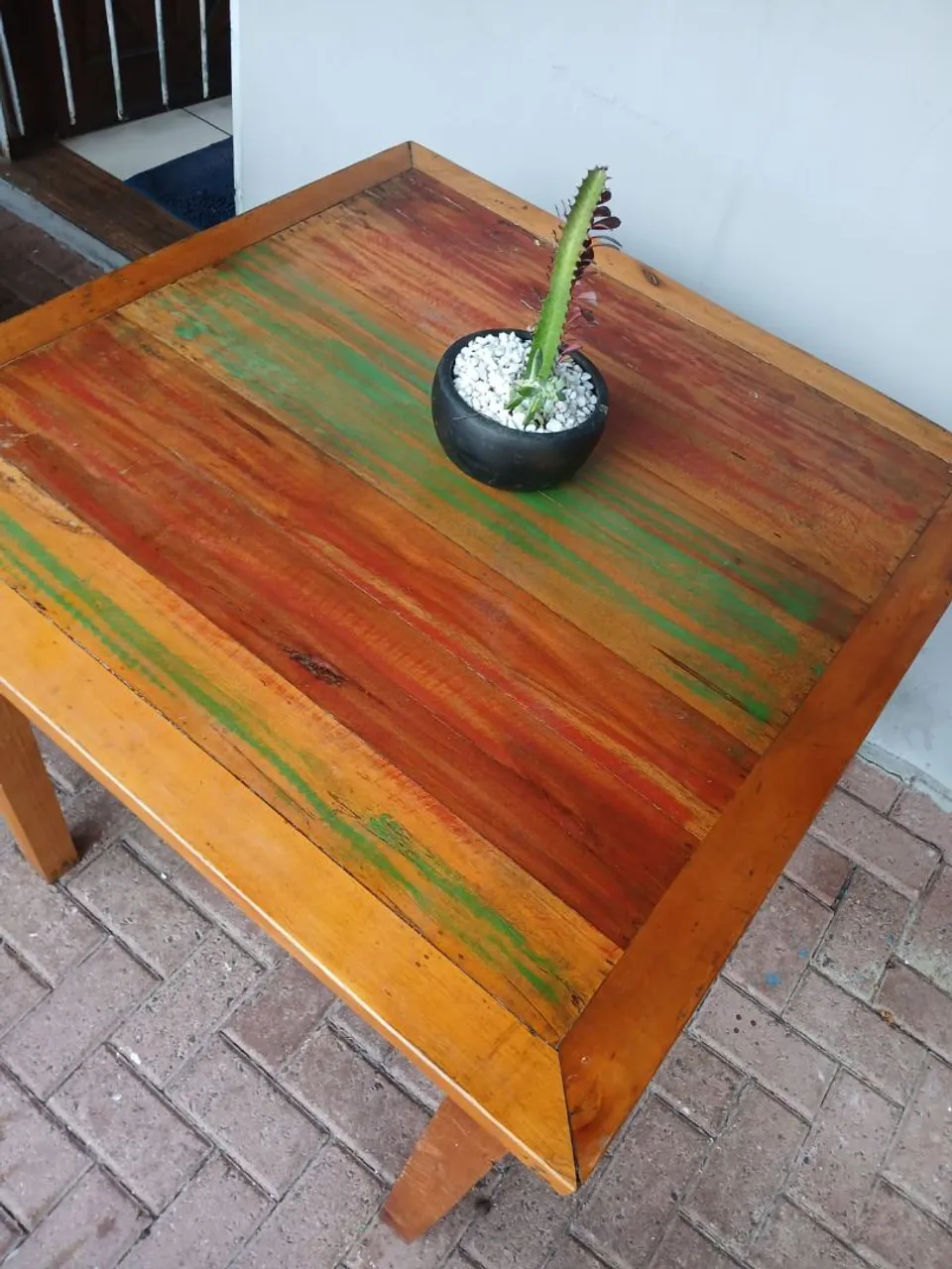 Mesa rustica 80x80