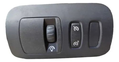 Moldura Botao Regulagem Farol Limitador Velocidade Megane