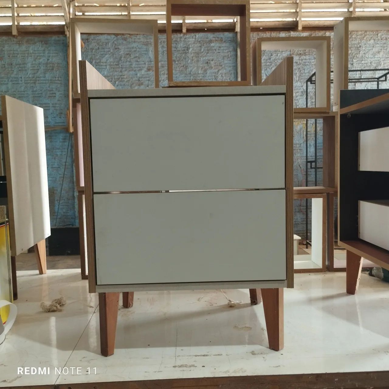 Penteadeira de Madeira com 2 Gavetas - Foto 5