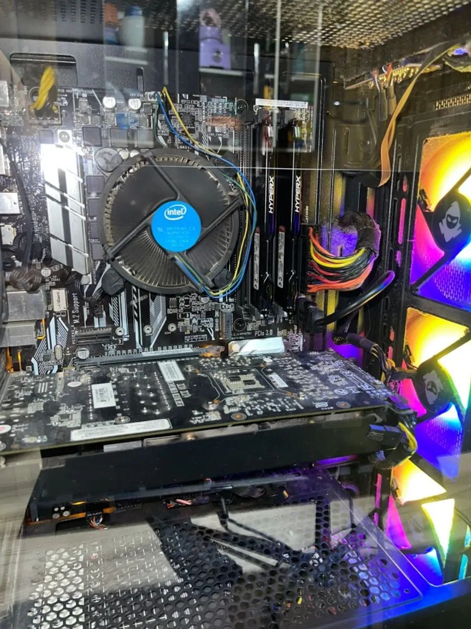 Kit intel com placa mãe e processador