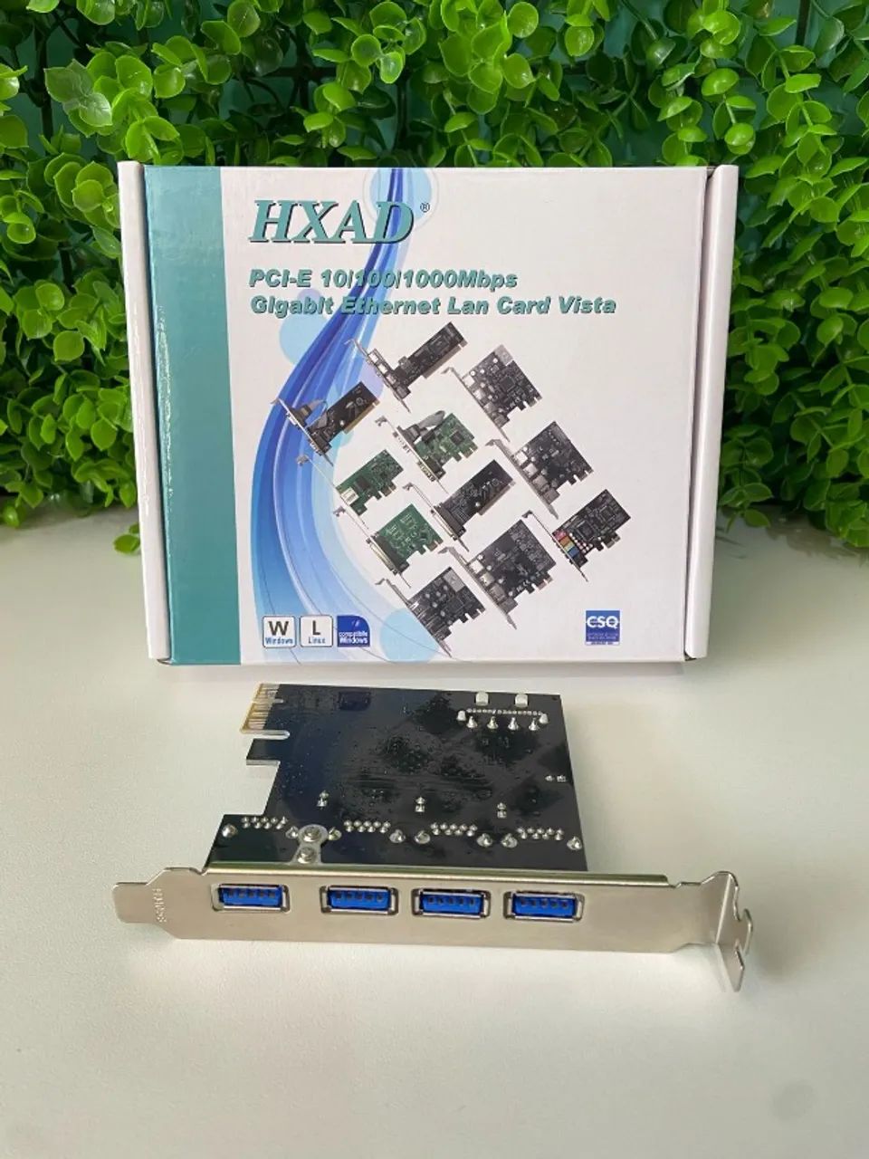 Placa PCI Express X1 com 4 Saídas USB 3.0 - NOVA