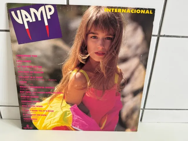 Disco Vinil - Vamp LP 1991 - Internacional Novela Somlivre - Perfeito estado - usado