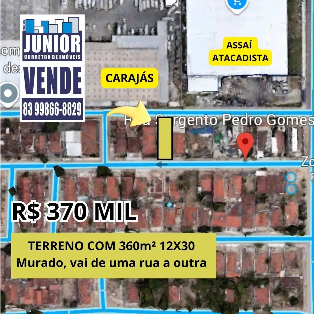 PERMUTO excelente terreno no bairro do Geisel