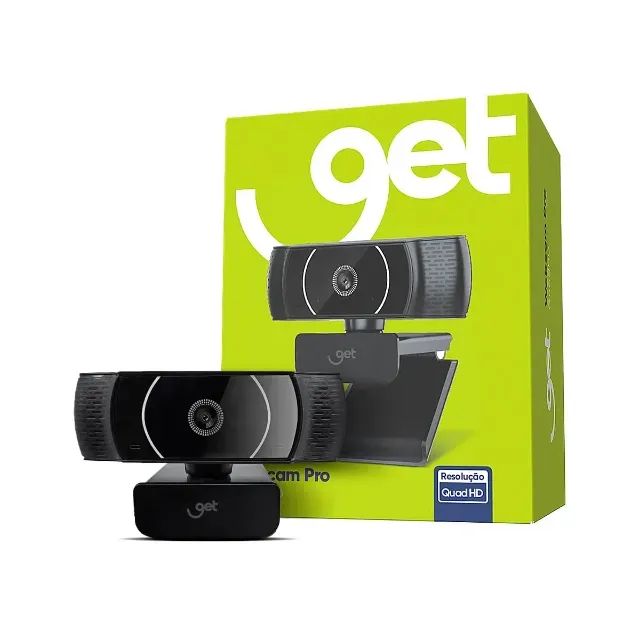 Webcam Get Pro 2K Quad HD 2560P 30FPS Com Microfone e Correção de Luz Automática - WZetta - Foto 5