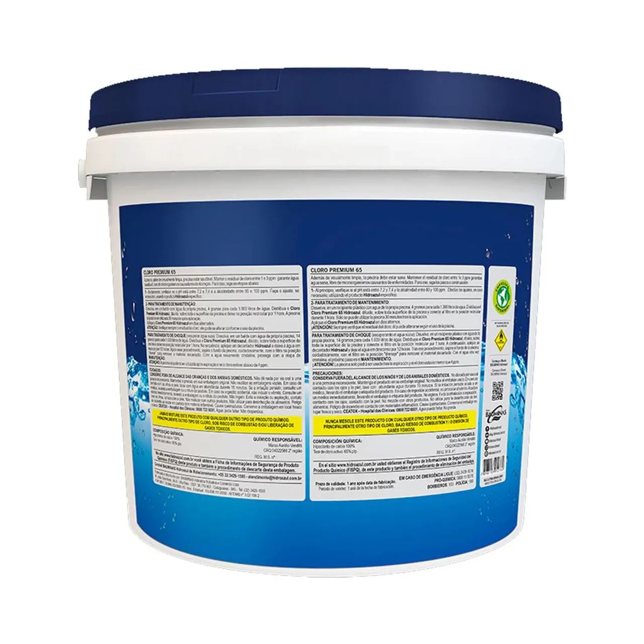 Desinfetante de Cálcio Premium 65% para piscinas - 10kg - Foto 2
