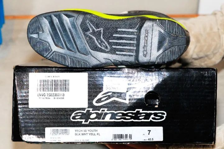 Bota Motocross AlpineStars Tech 3S Youth Infantil tam 36/37 - Foto 6