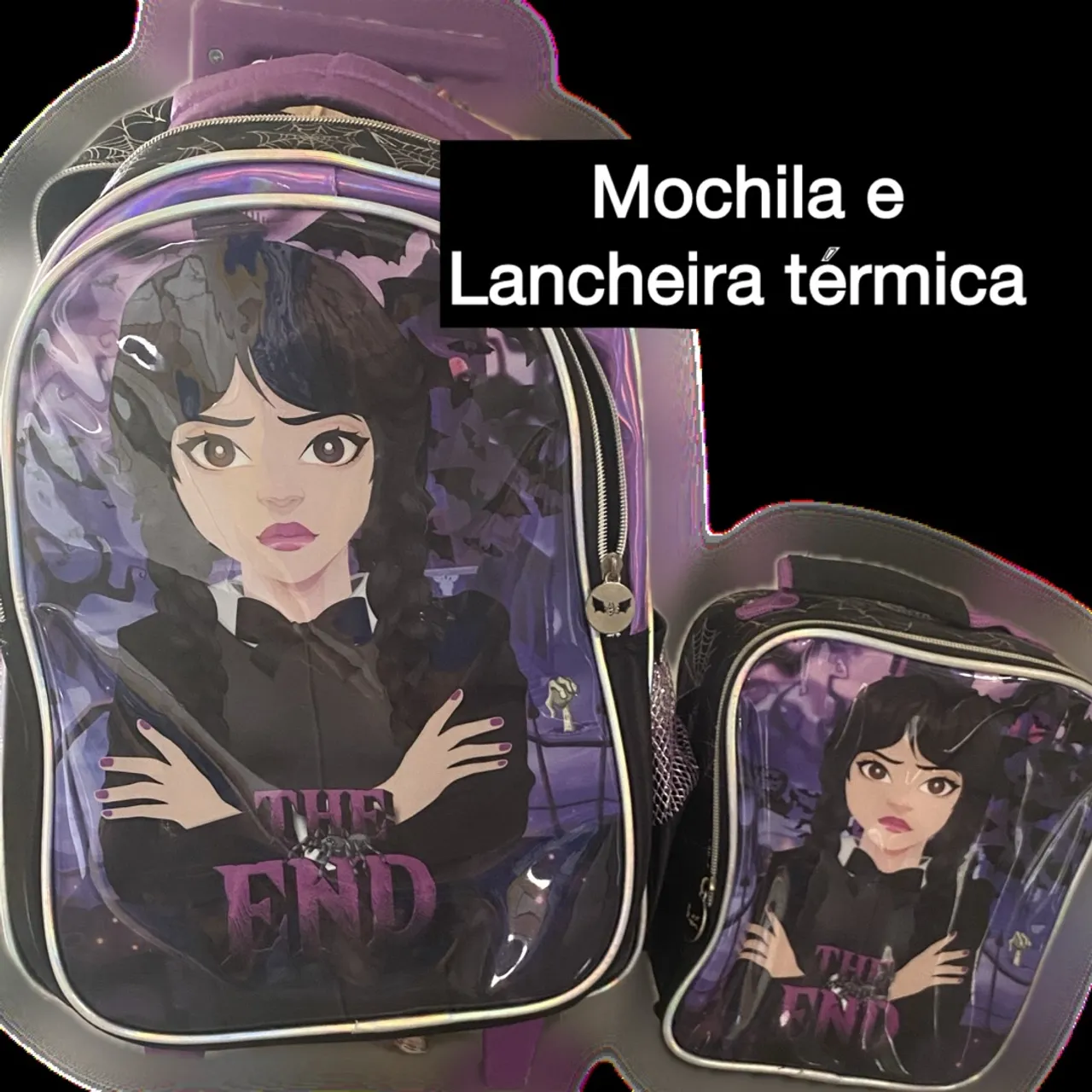 Mochila de rodinhas Wandinha