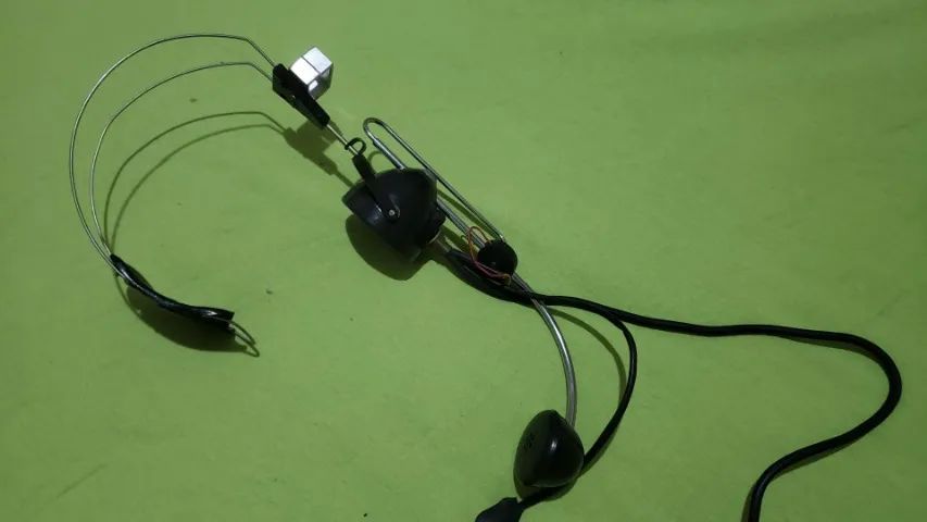 antigo mono fone telefonista e radio amador da marca miguelão vintage - Foto 2