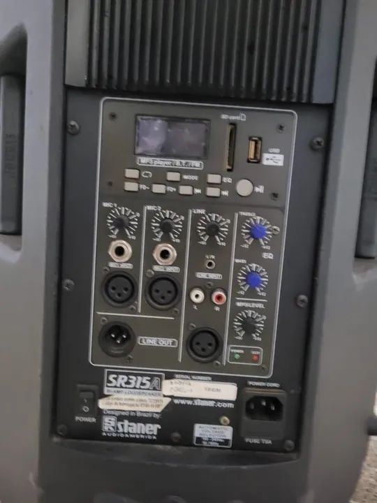 Caixa de som ativa portátil 100V/240V - Foto 4