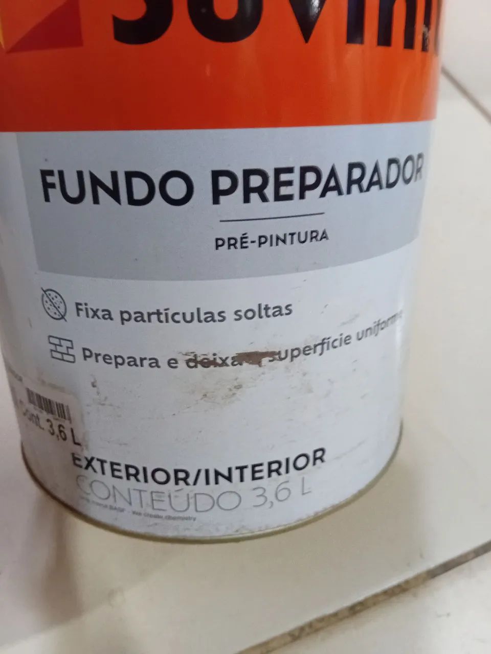 Vendo um selador, um esmalte sintético branco e um tinta de marcador de piso  - Foto 2