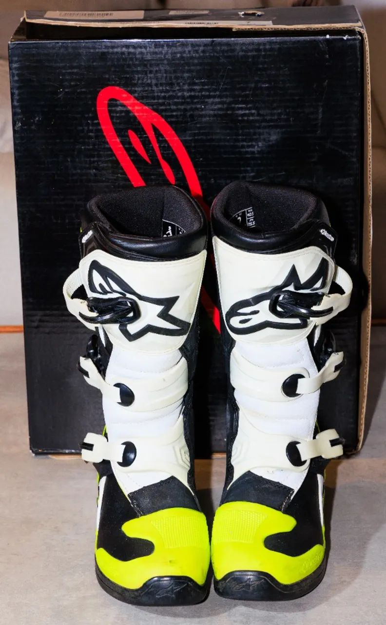 Bota Motocross AlpineStars Tech 3S Youth Infantil tam 36/37 - Foto 3