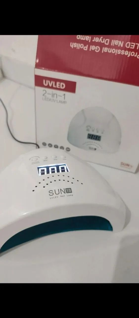 Lâmpada UV/LED Sun 1S para Unhas Gel - Foto 3