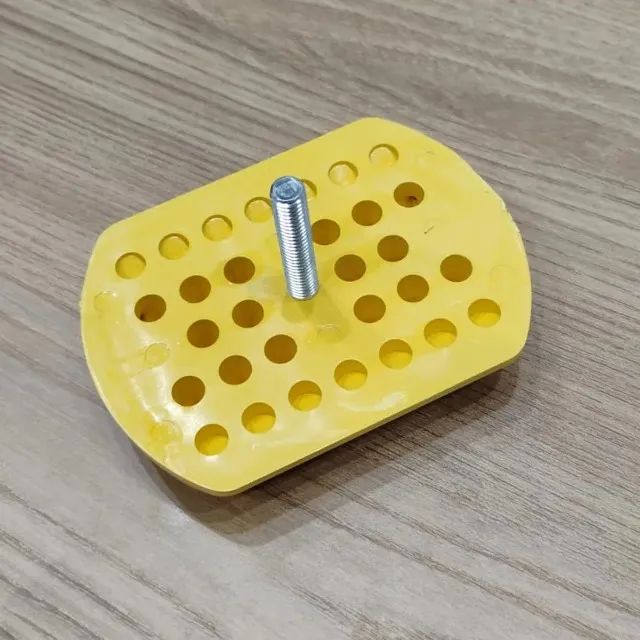 Mini Tachão Refletivo Bidirecional Amarelo Kit com 10 - Foto 5