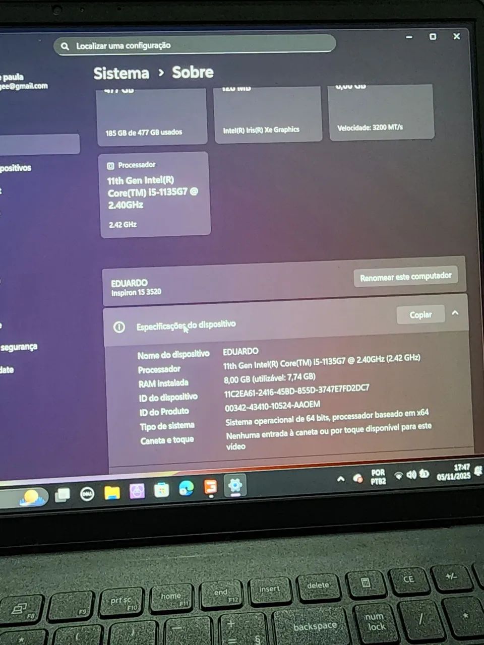 Selling Dell notebook64312622806659120