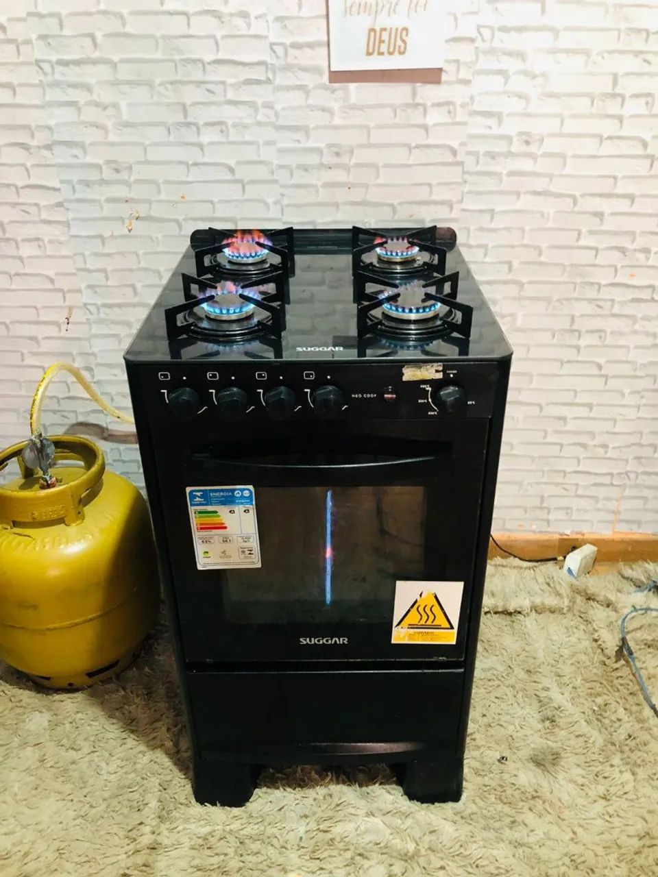 Fogão com tampo de vidro automático  - Foto 2