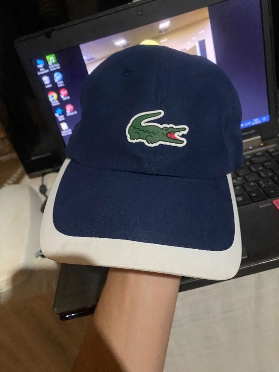 Boné lacoste sport contrast
