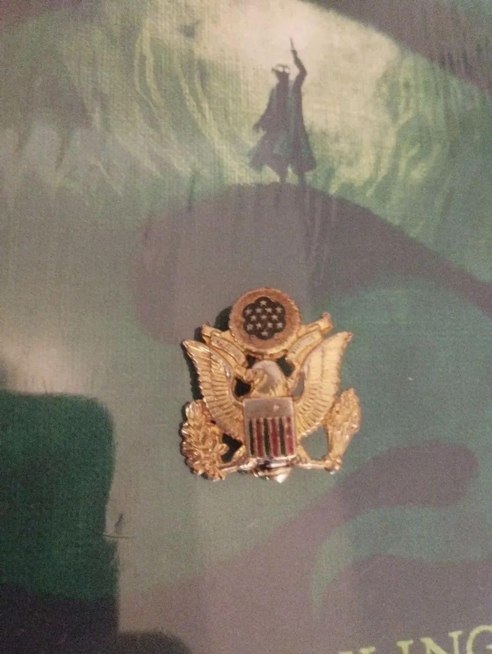 Broche insígnia águia Estados Unidos  - Foto 3