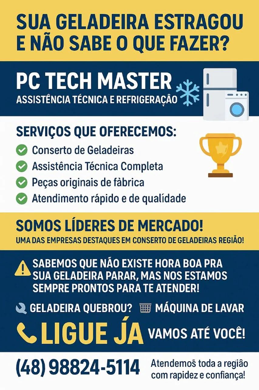 Assistência Técnica e Refrigeração Geladeira / Refrigerador / Freezer / Vendas / Compras