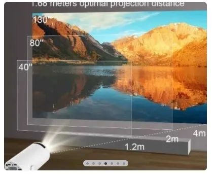 Projetor Magcubic Hy300 4K Android Tv - Foto 3