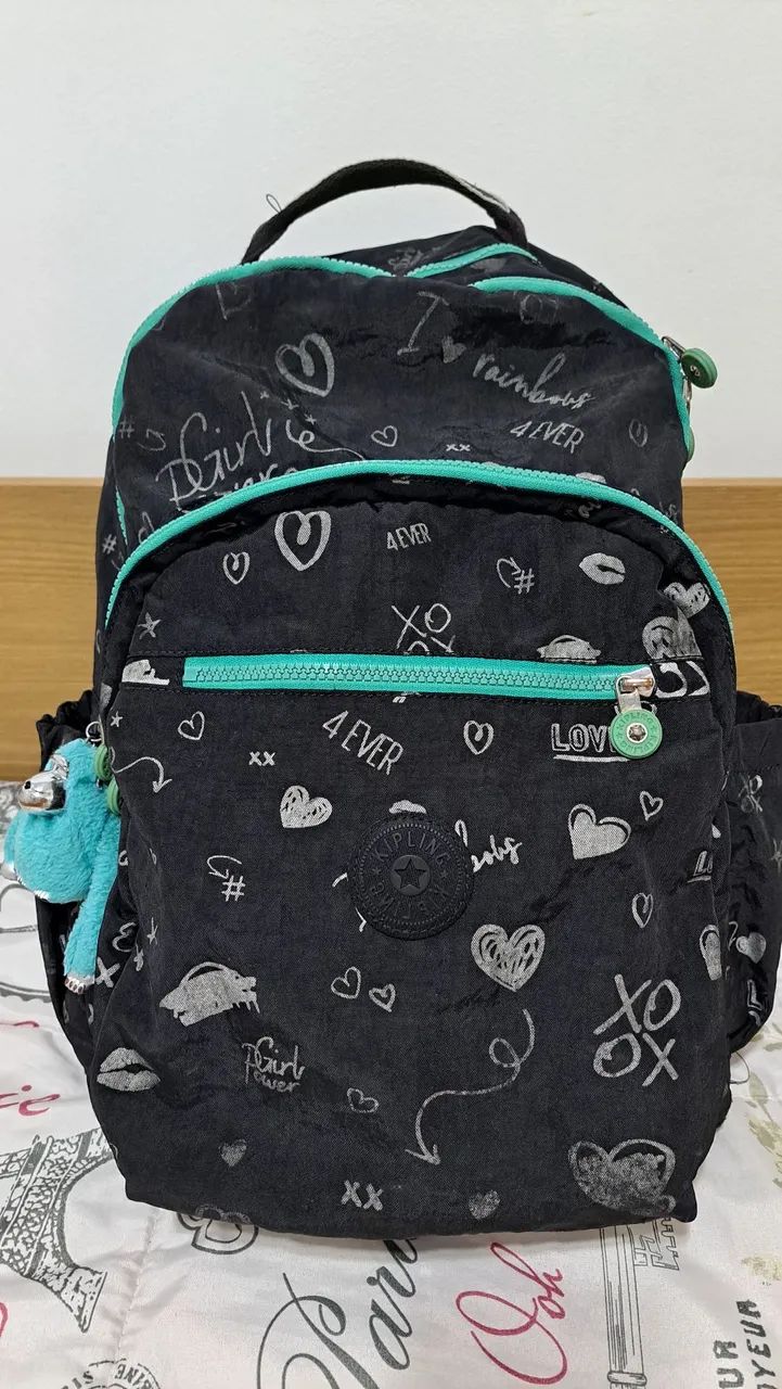 Mochila Kipling Preta 27l Linda!!! - Foto 2
