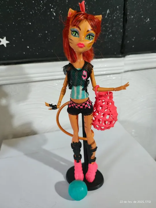 Boneca Monster High Toralei esporte 