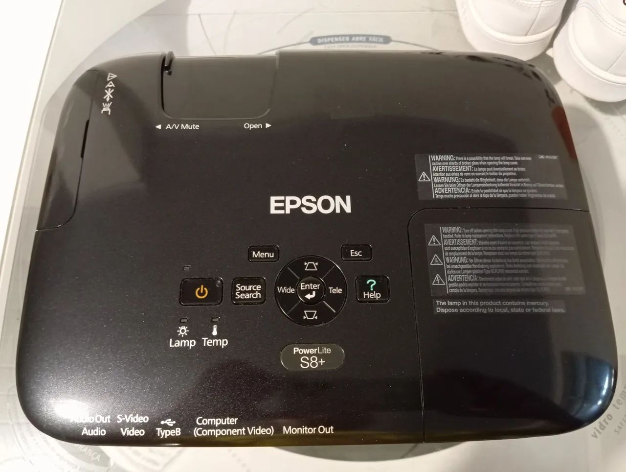 Projetor Epson Power lite s8+