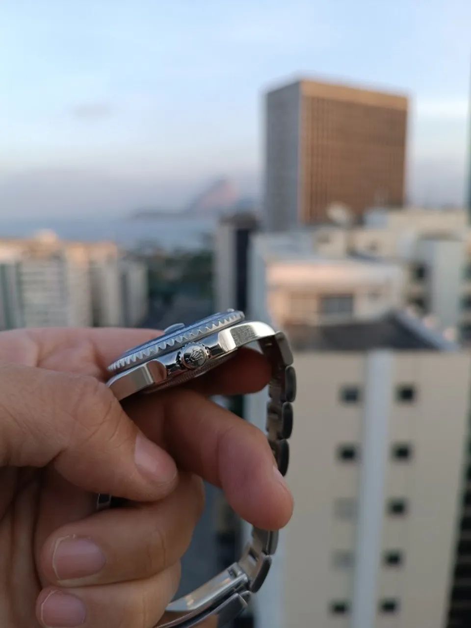 Relógio ROLEX AUTOMÁTICO SUBMARINER BEZEL AZUL  - Foto 3